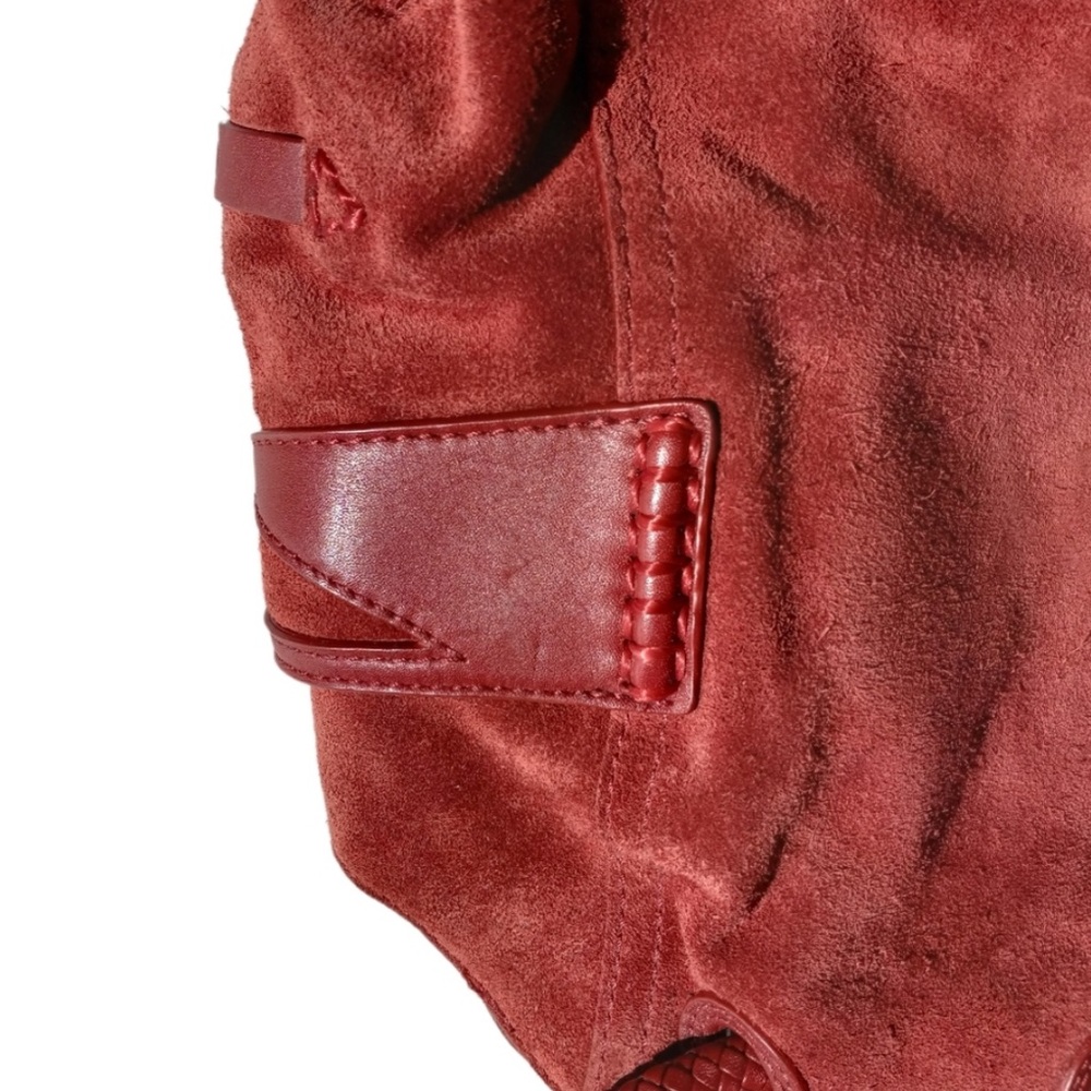 Cole Haan “Denny” Bag in Red Suede - Picture 9 of 10